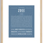 Zoee | Name Art Print