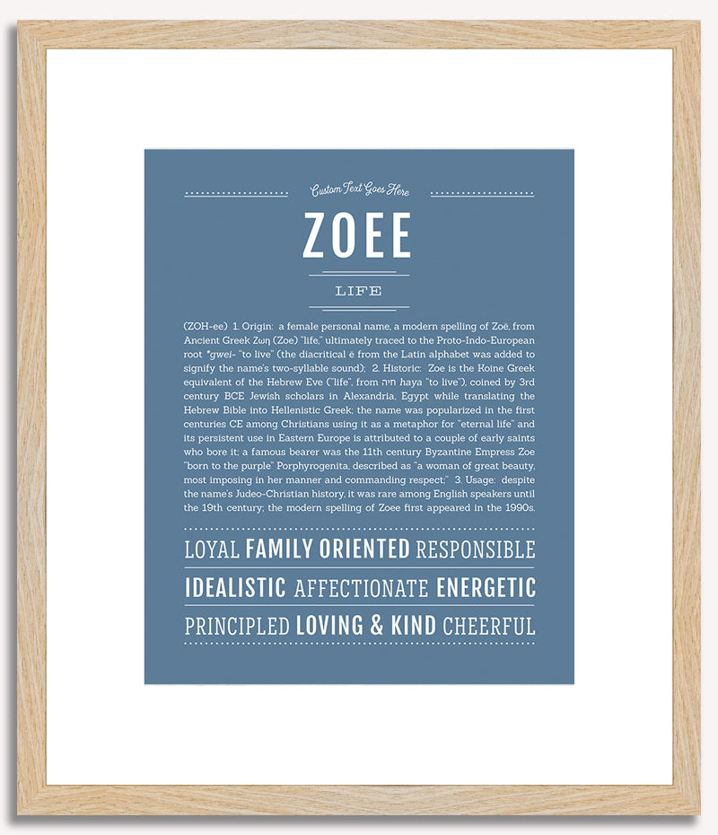 Zoee | Name Art Print