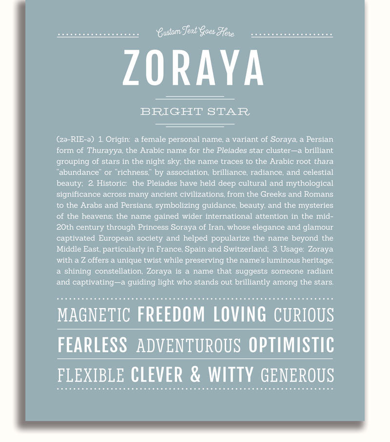 Frame Options | Powder Blue | White Frame, Matted