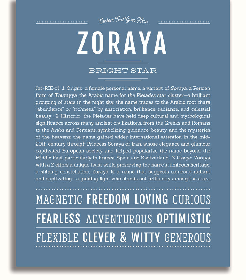 Frame Options | Steele Blue | White Frame, Matted