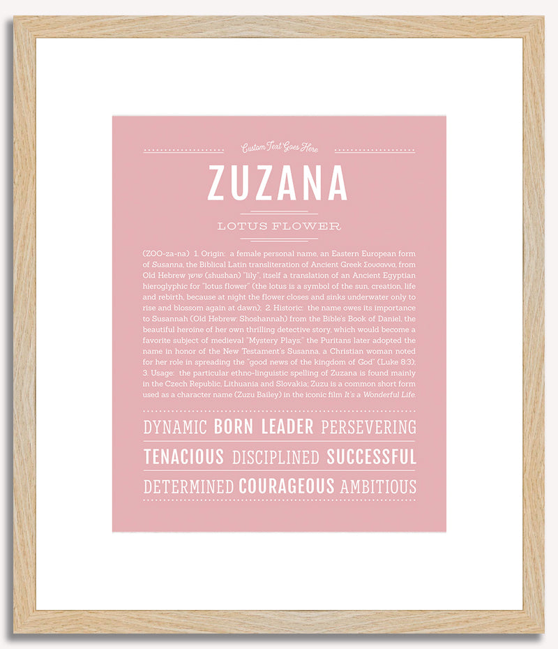 Zuzana | Name Art Print