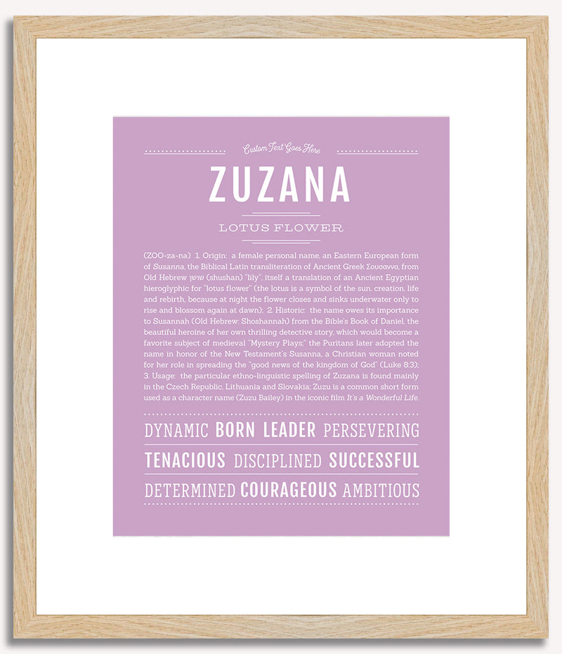 Zuzana | Name Art Print