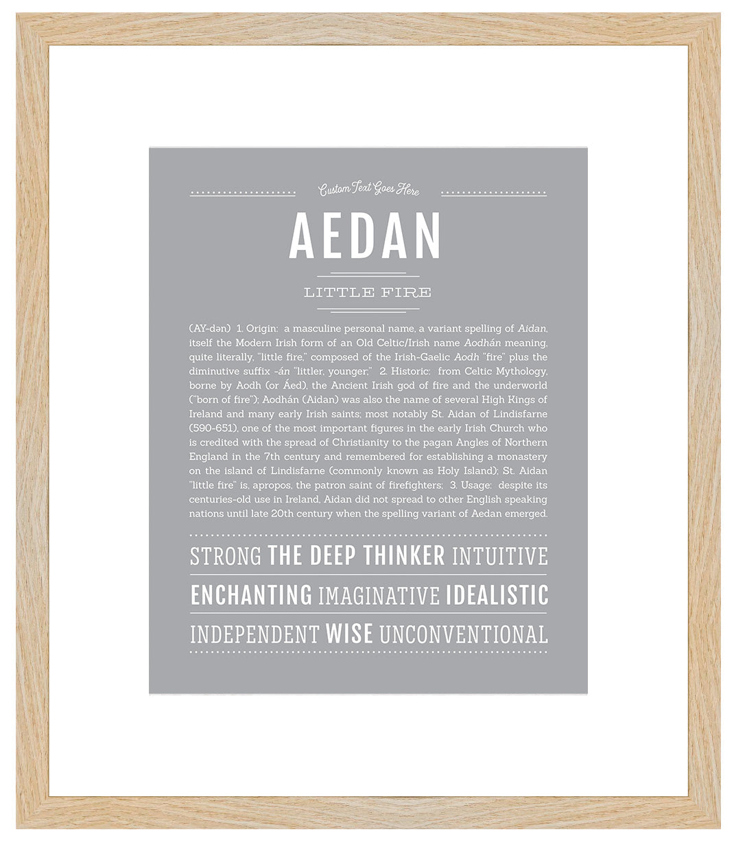 Aedan | Name Art Print