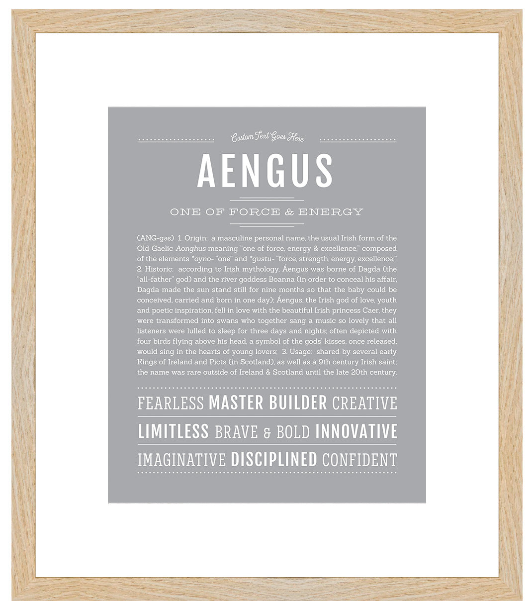 Aengus | Name Art Print