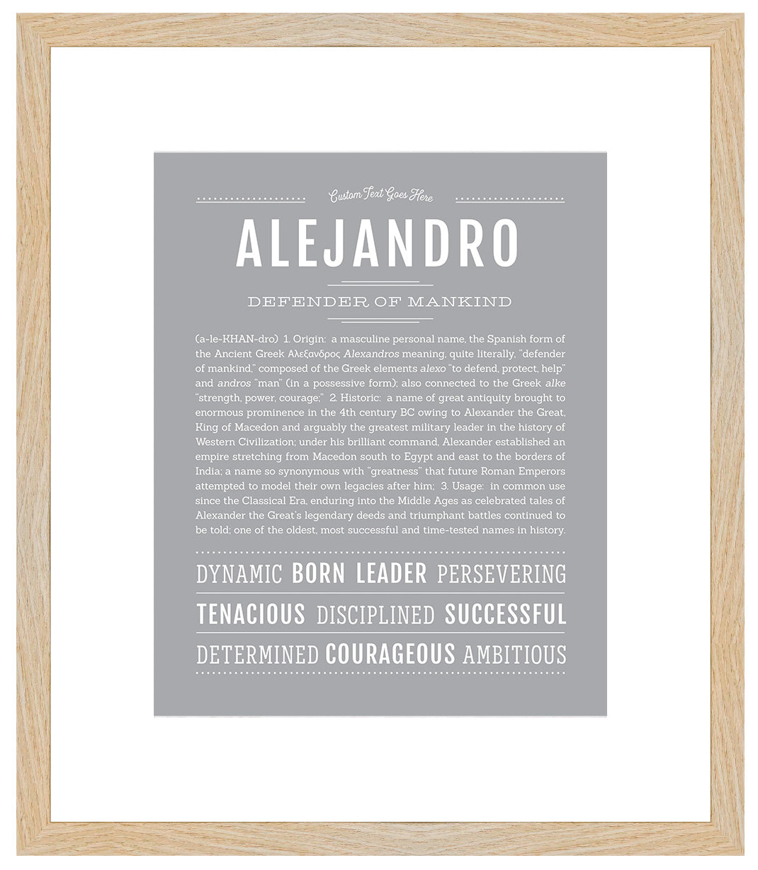 Alejandro | Name Art Print