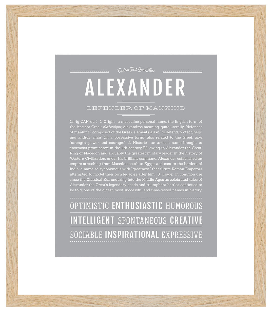 Alexander | Name Art Print