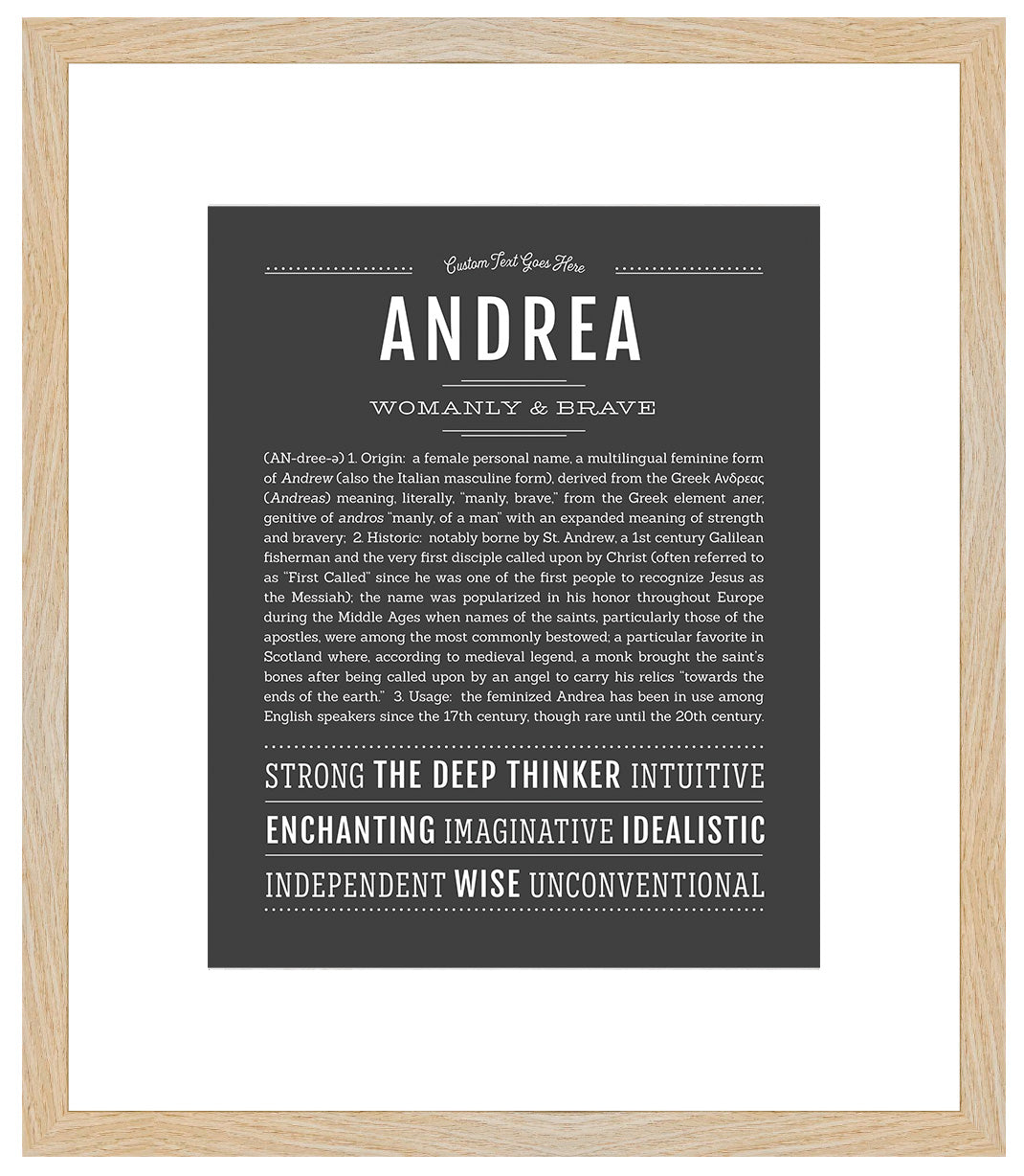 Andrea | Name Art Print