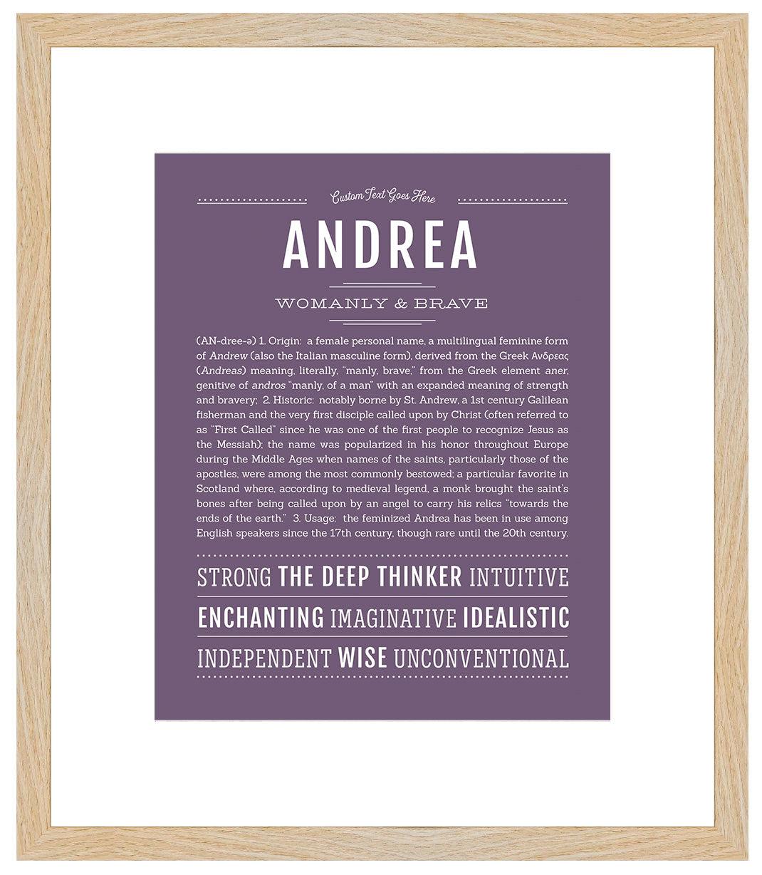 Andrea | Name Art Print