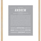 Andrew | Name Art Print