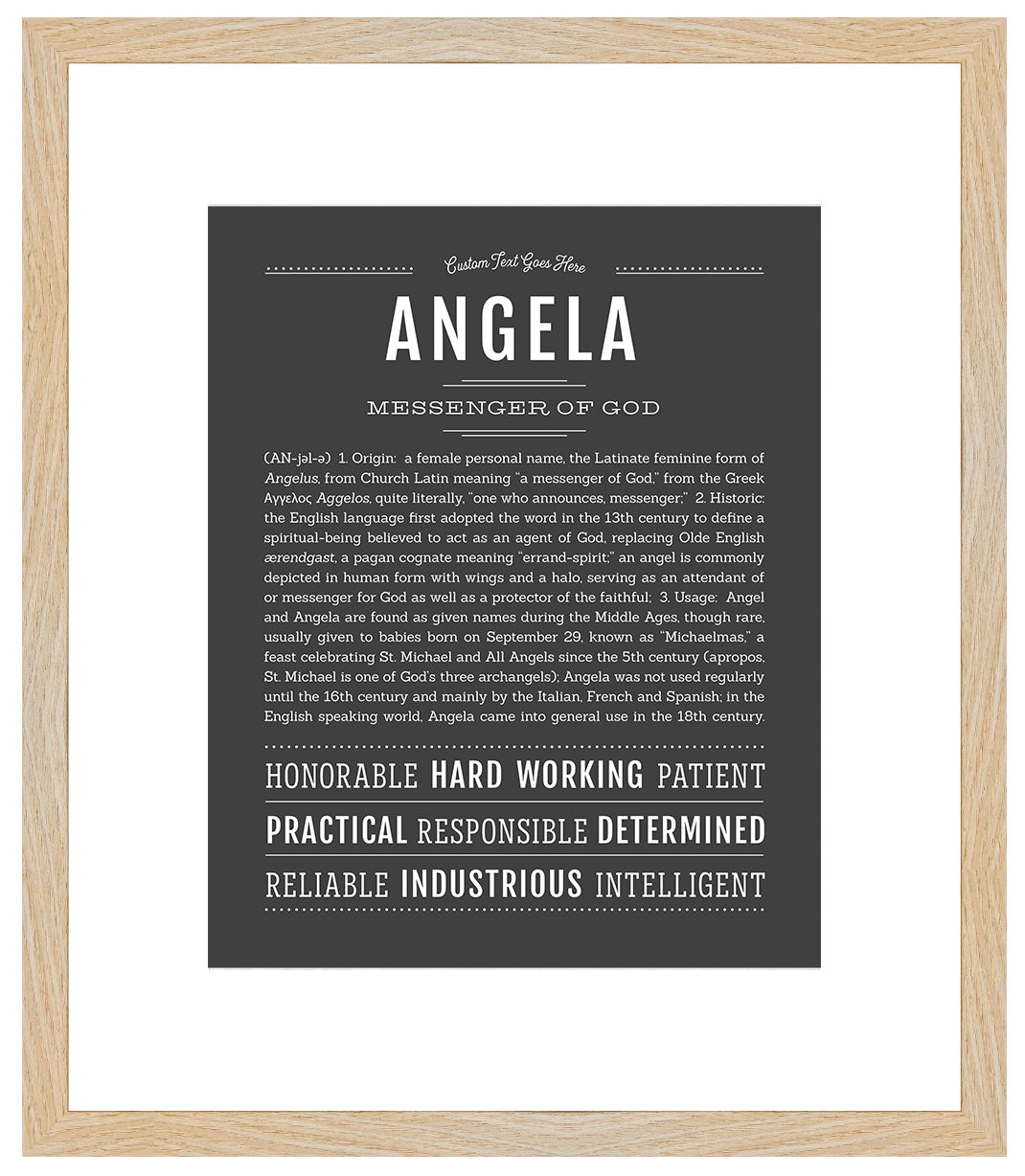 Angela | Name Art Print