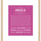 Angela | Name Art Print