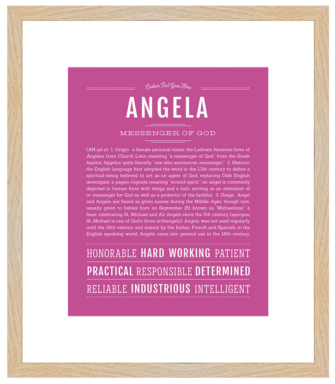 Angela | Name Art Print