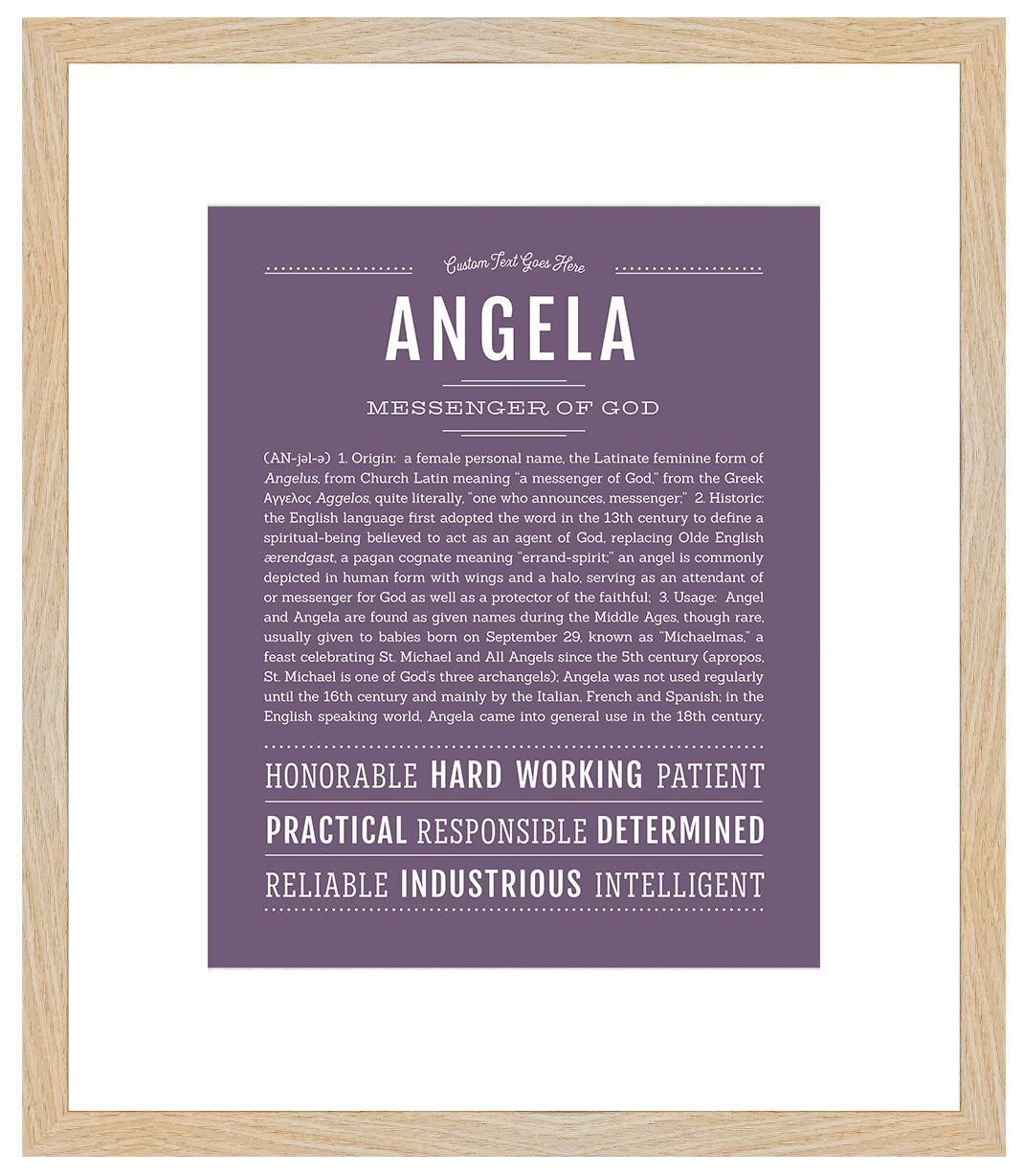 Angela | Name Art Print