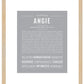 Angie | Name Art Print