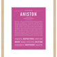 Aniston | Name Art Print