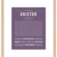 Aniston | Name Art Print