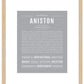 Aniston | Name Art Print