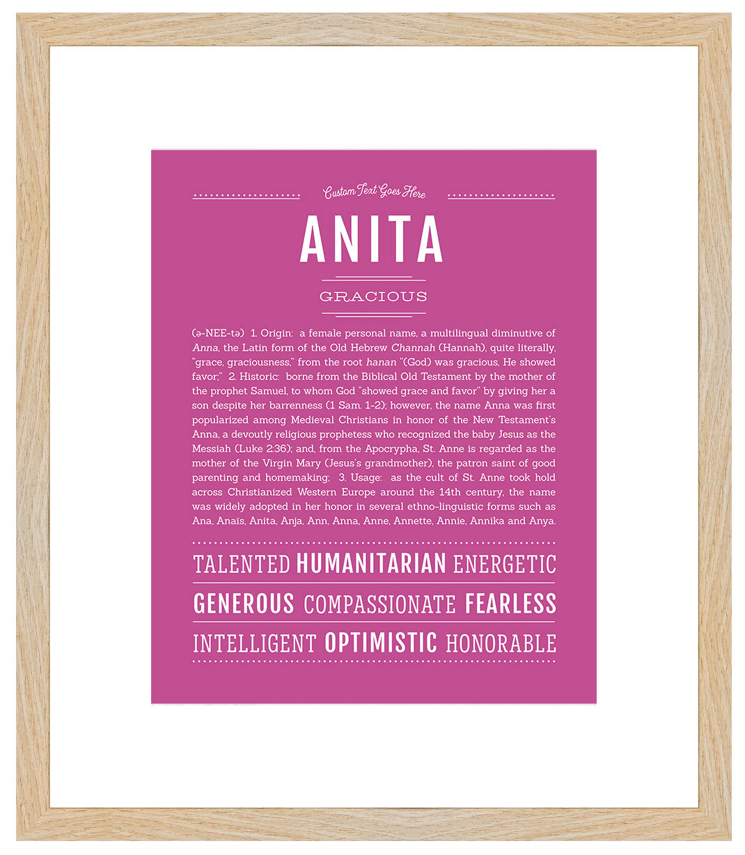 Anita | Name Art Print