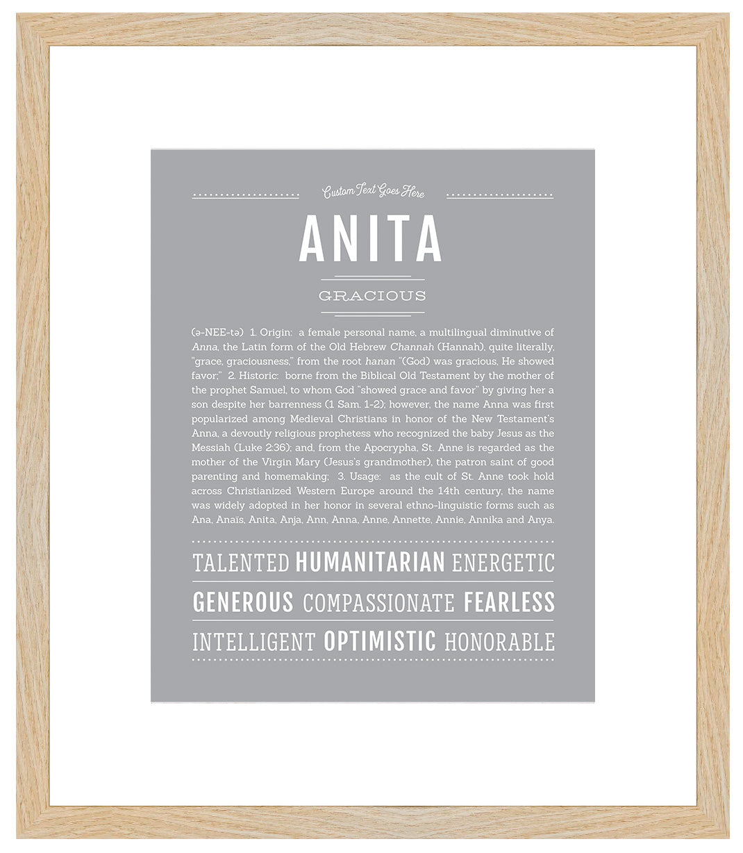 Anita | Name Art Print