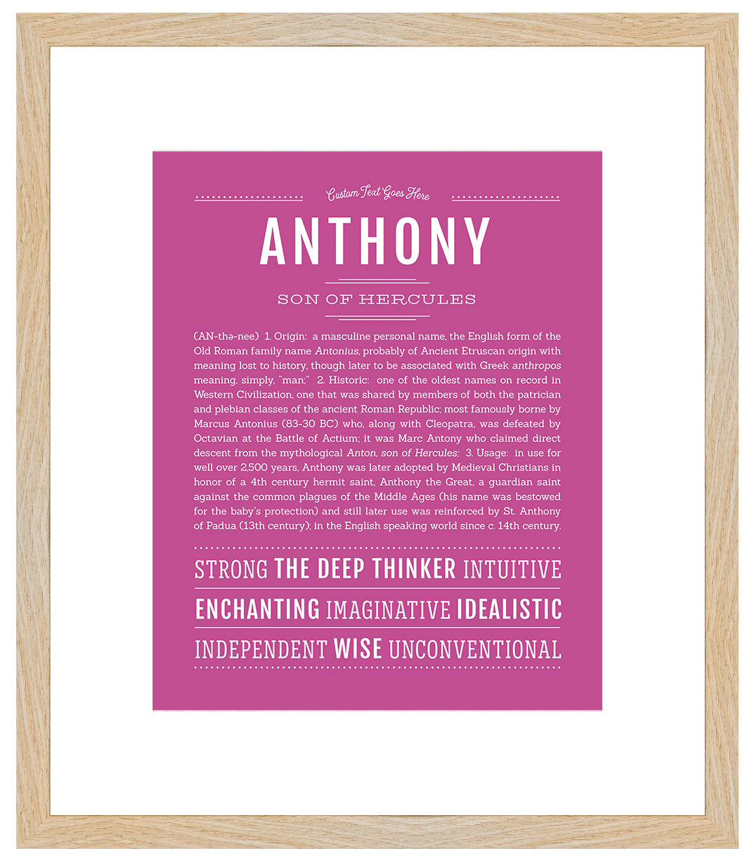 Anthony | Name Art Print