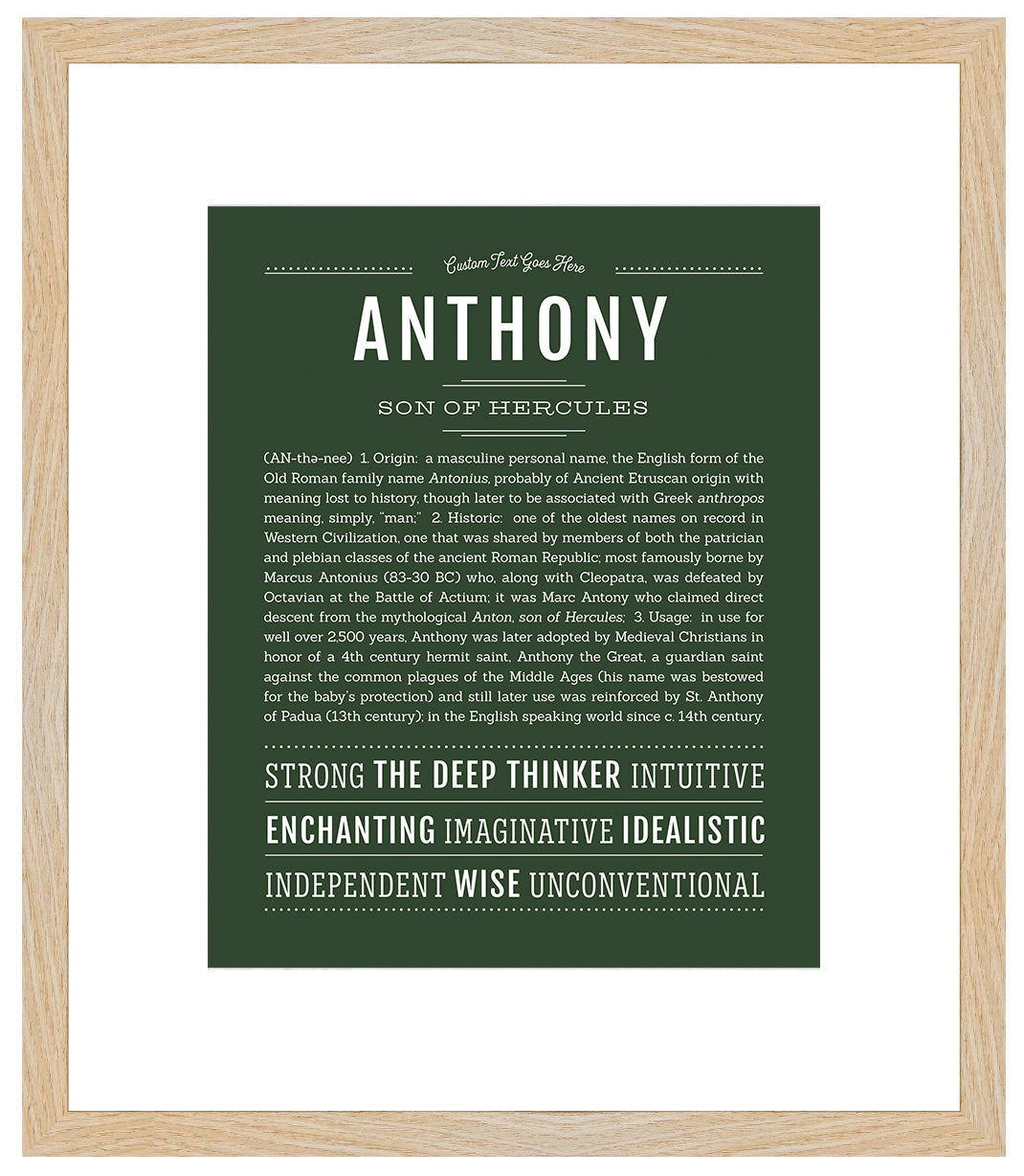 Anthony | Name Art Print