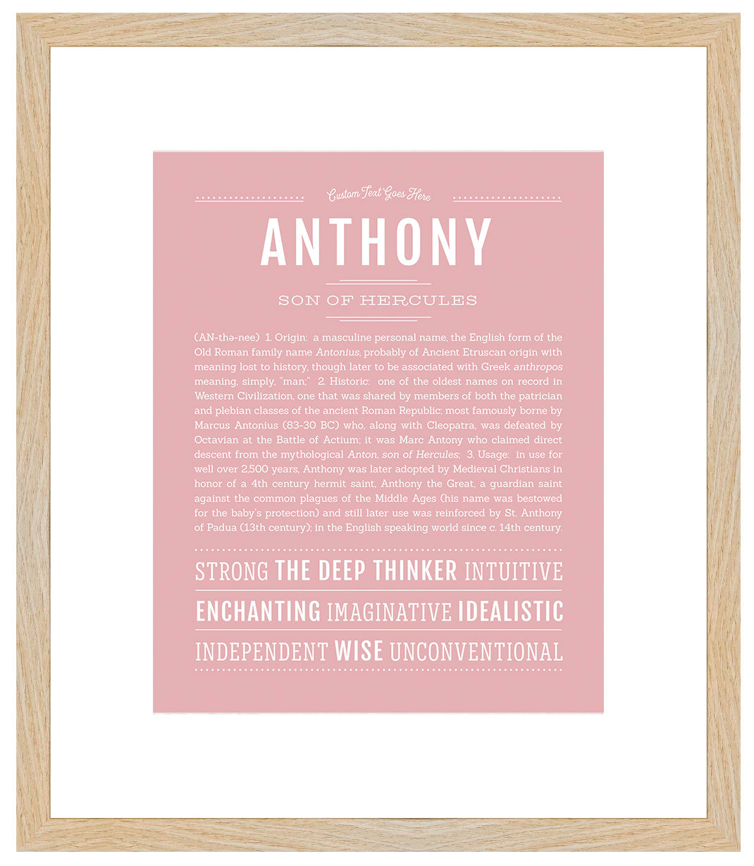 Anthony | Name Art Print