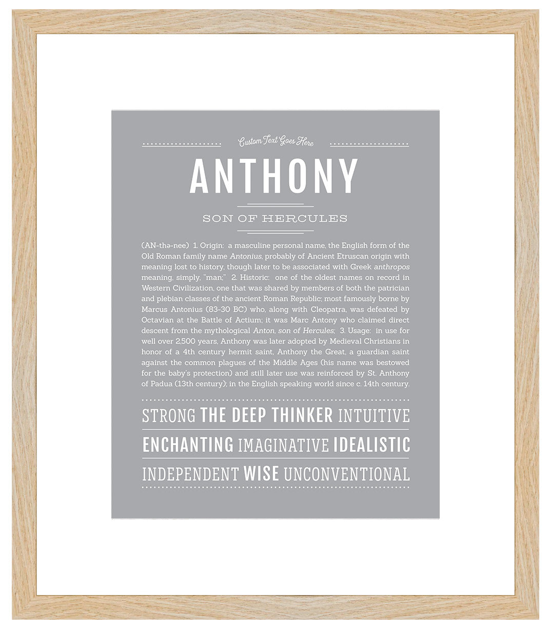 Anthony | Name Art Print