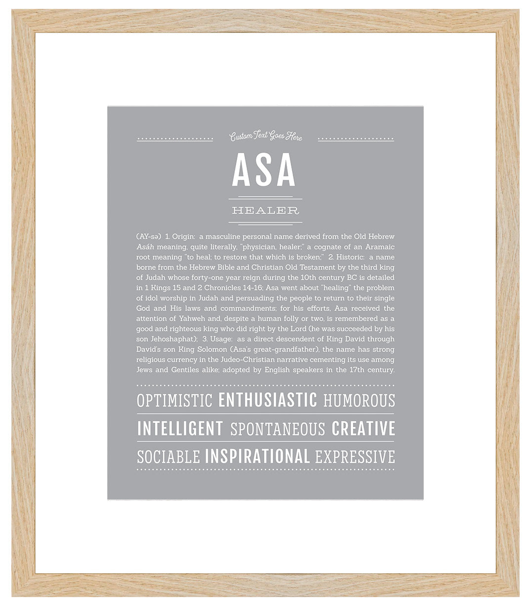 Asa | Name Art Print