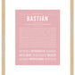 Bastian | Name Art Print