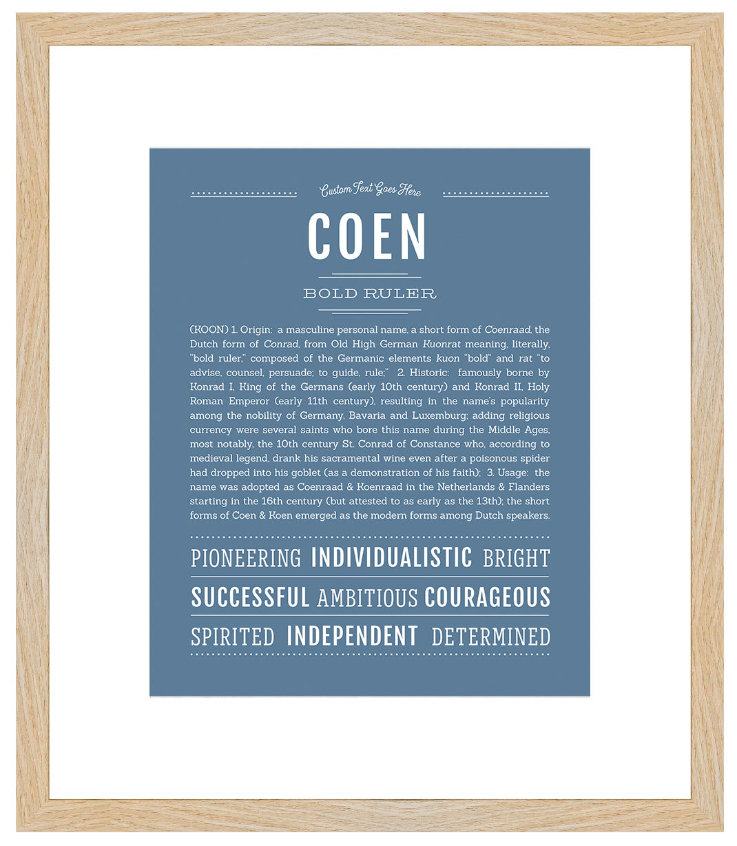 Coen | Name Art Print