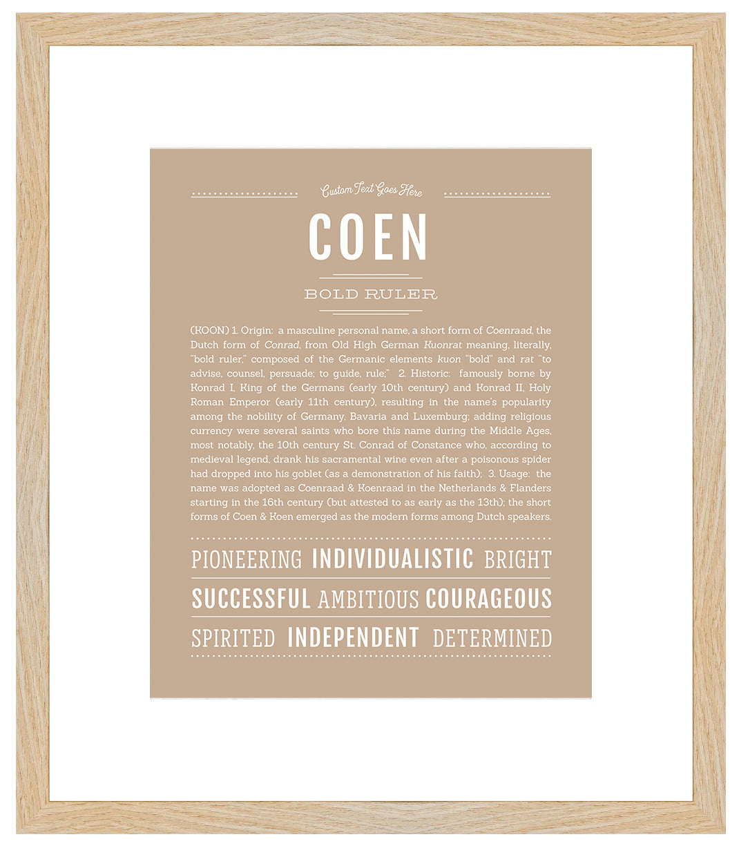 Coen | Name Art Print