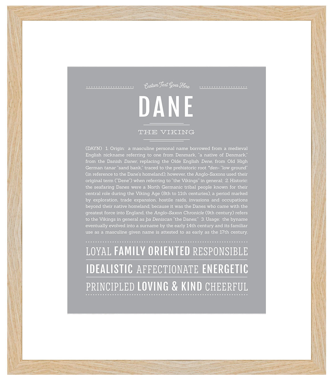 Dane | Name Art Print