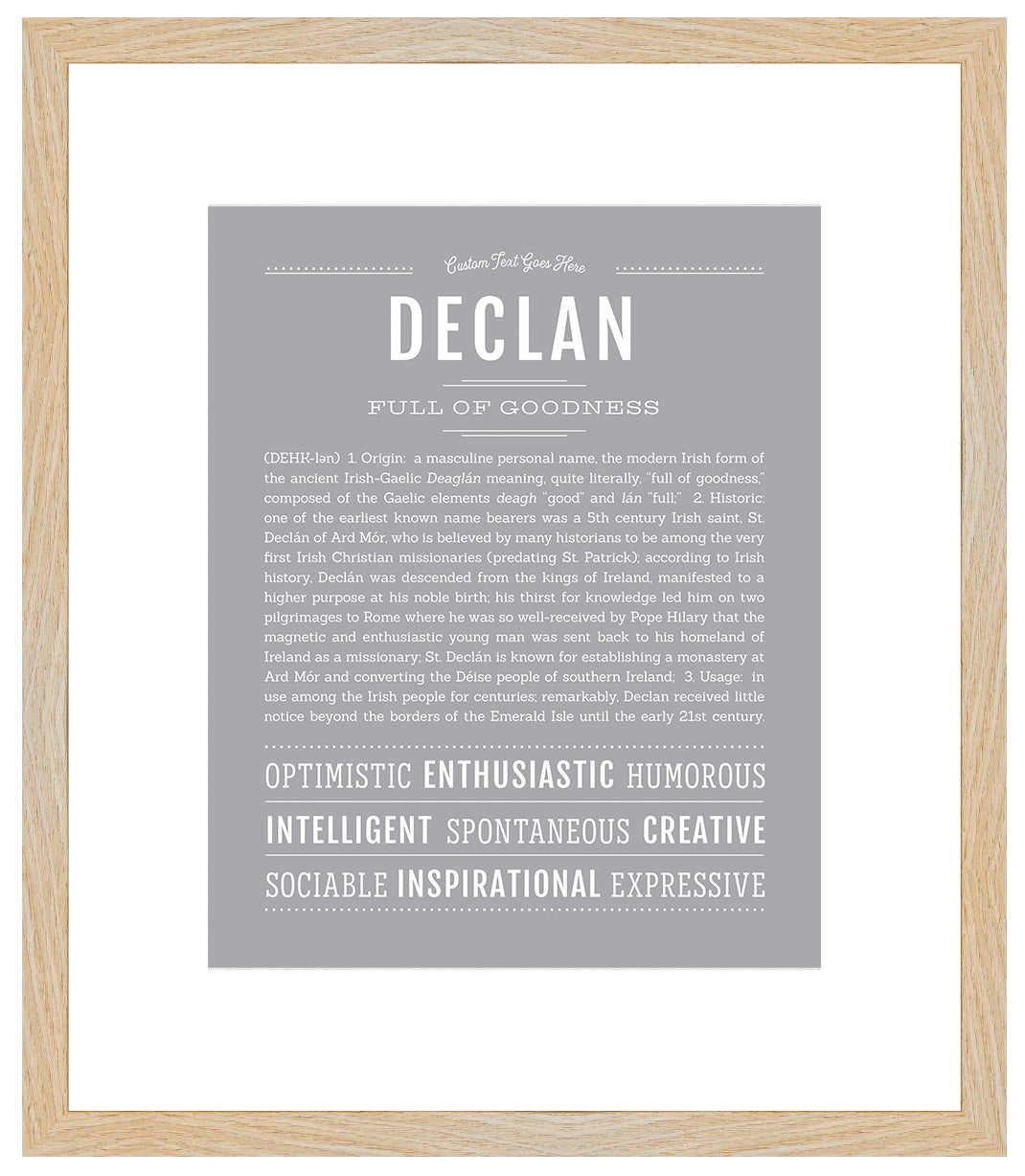 Declan | Name Art Print