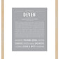 Deven | Name Art Print