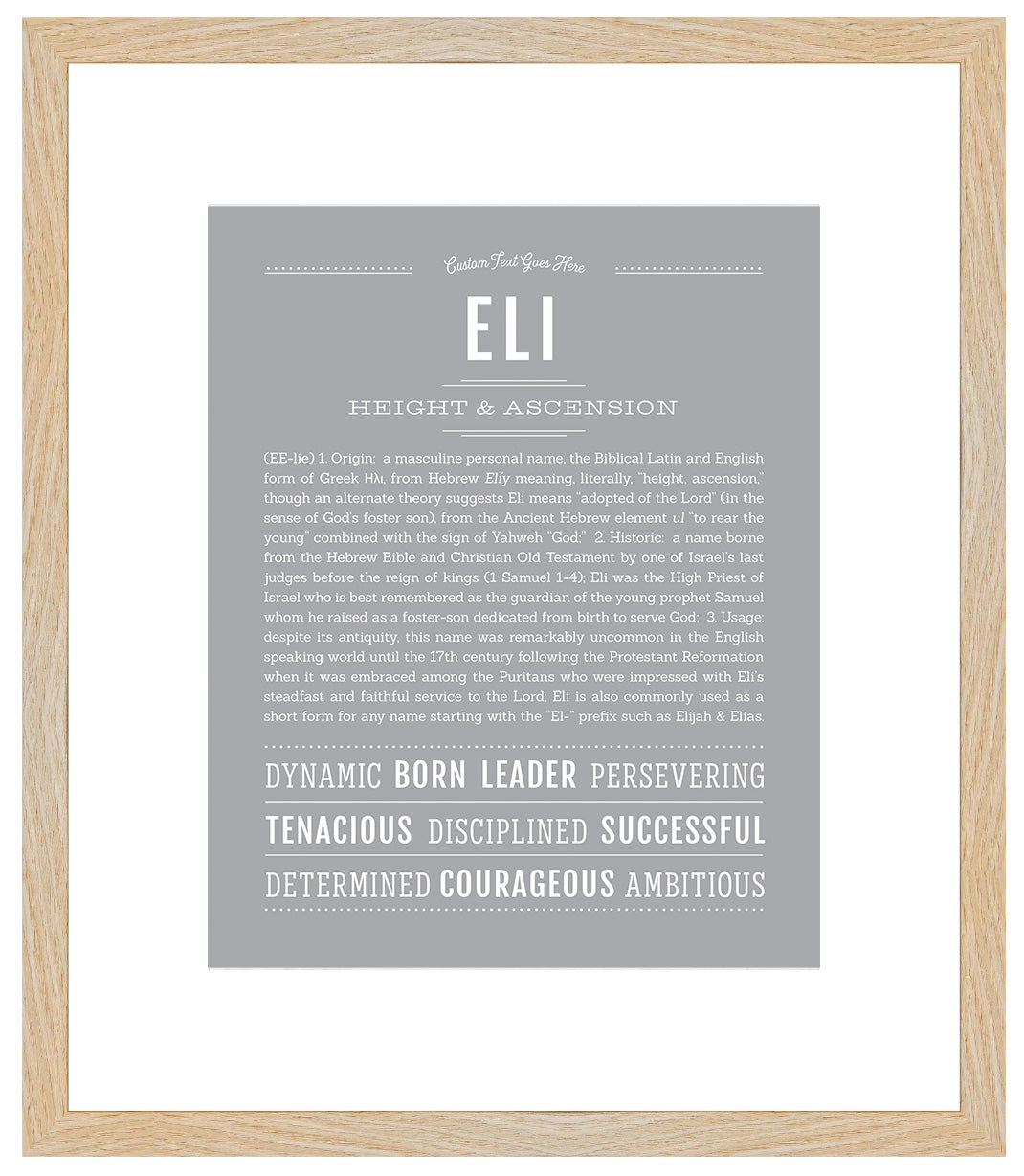 Eli | Name Art Print