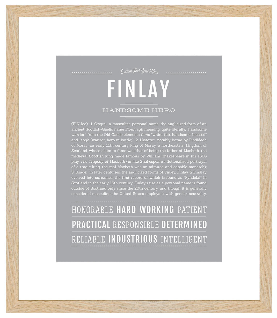 Finlay | Name Art Print