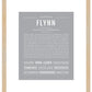 Flynn | Name Art Print