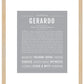 Gerardo | Name Art Print