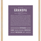 Grandpa | Name Art Print