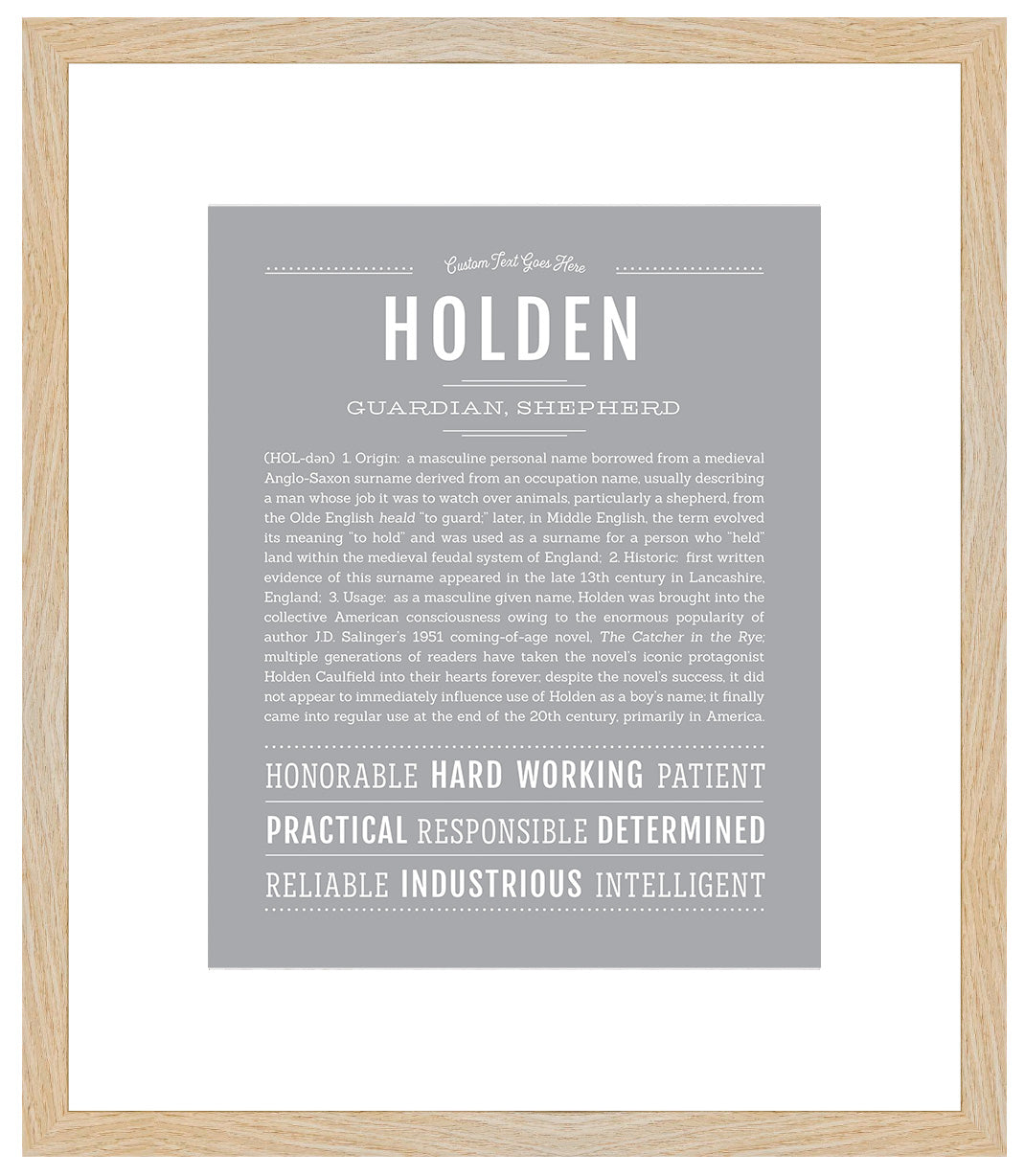 Holden | Name Art Print