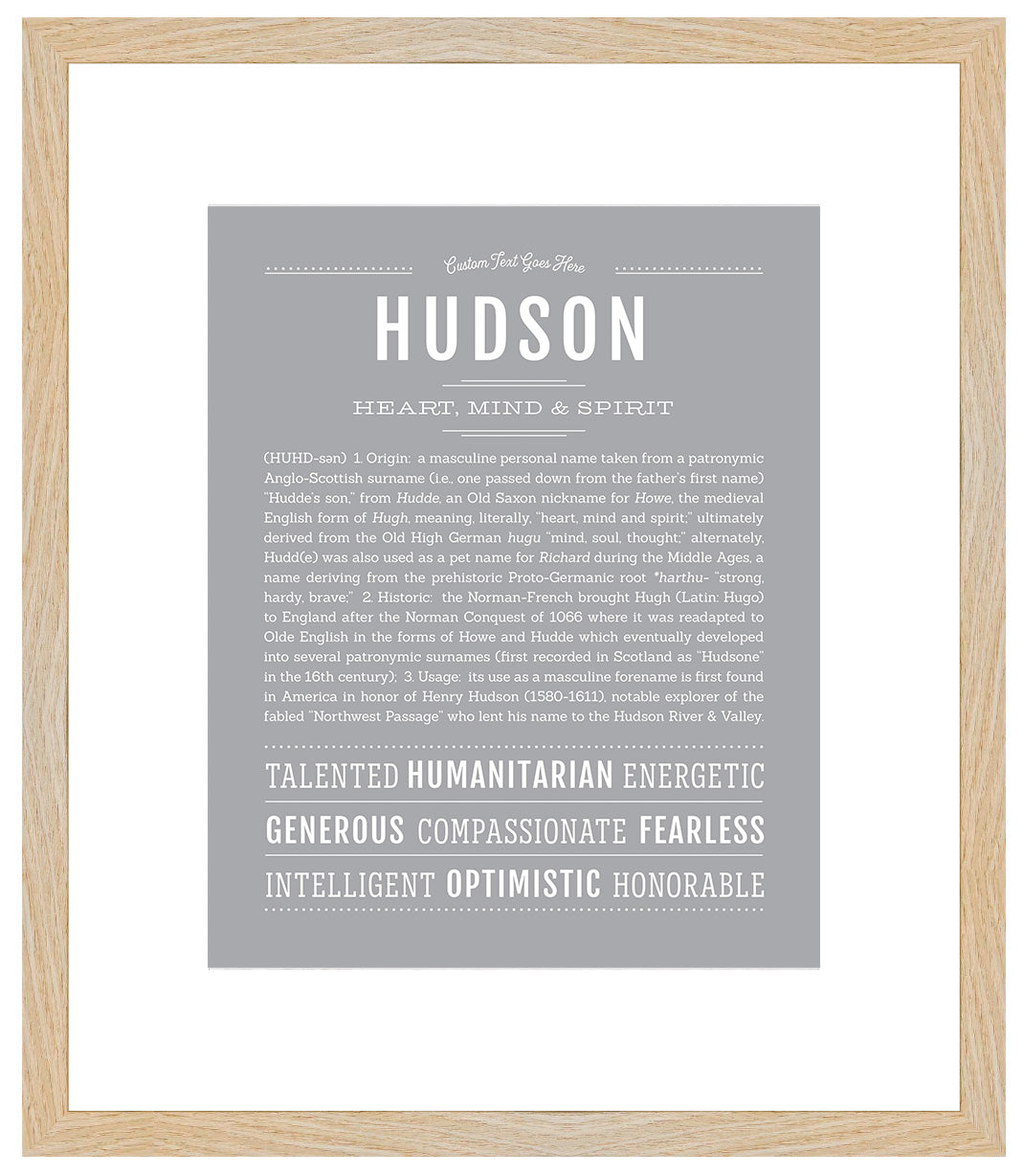 Hudson | Name Art Print