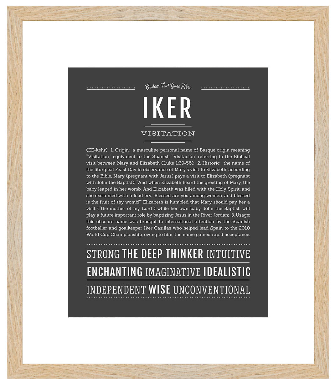 Iker | Name Art Print