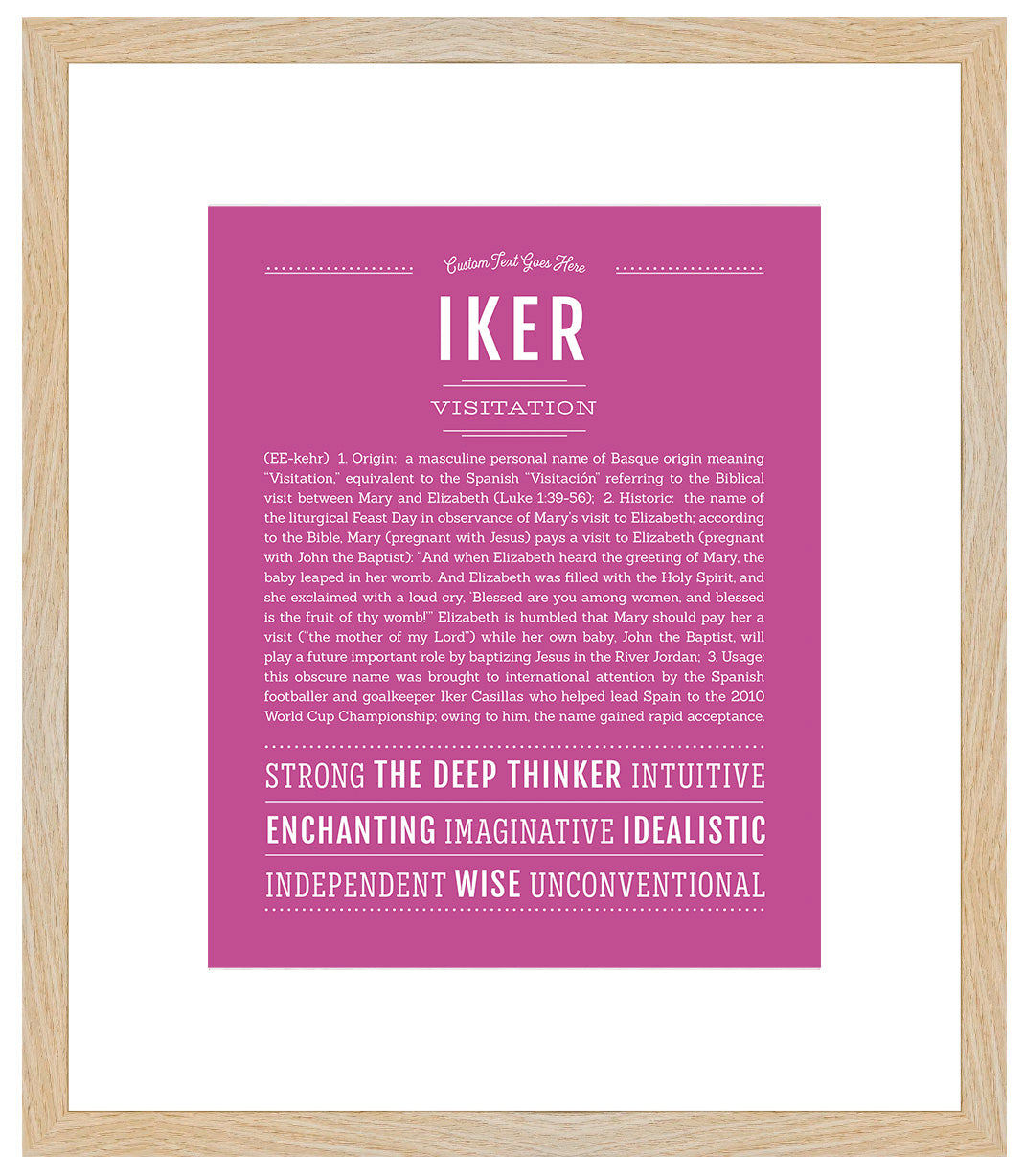 Iker | Name Art Print