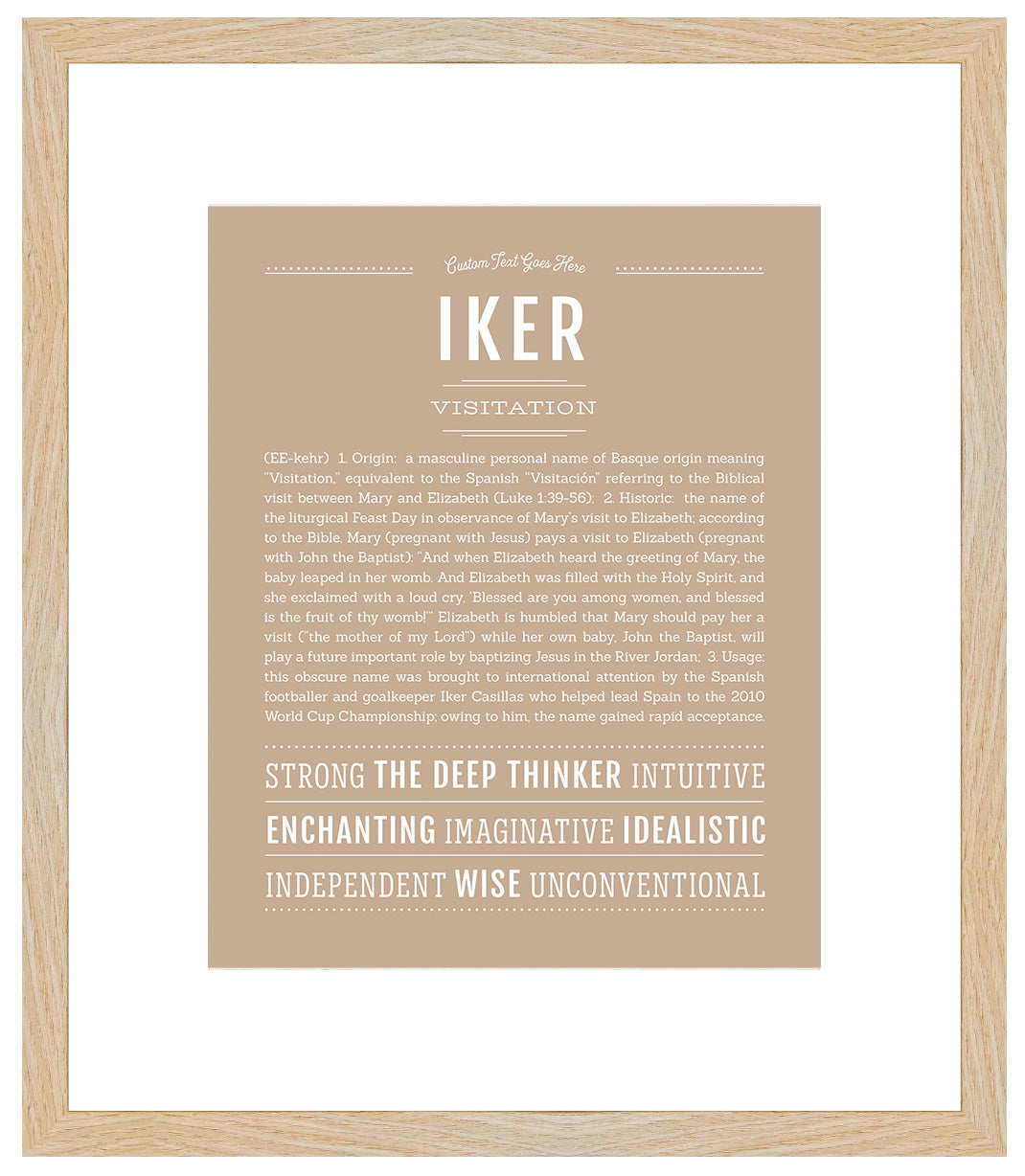 Iker | Name Art Print