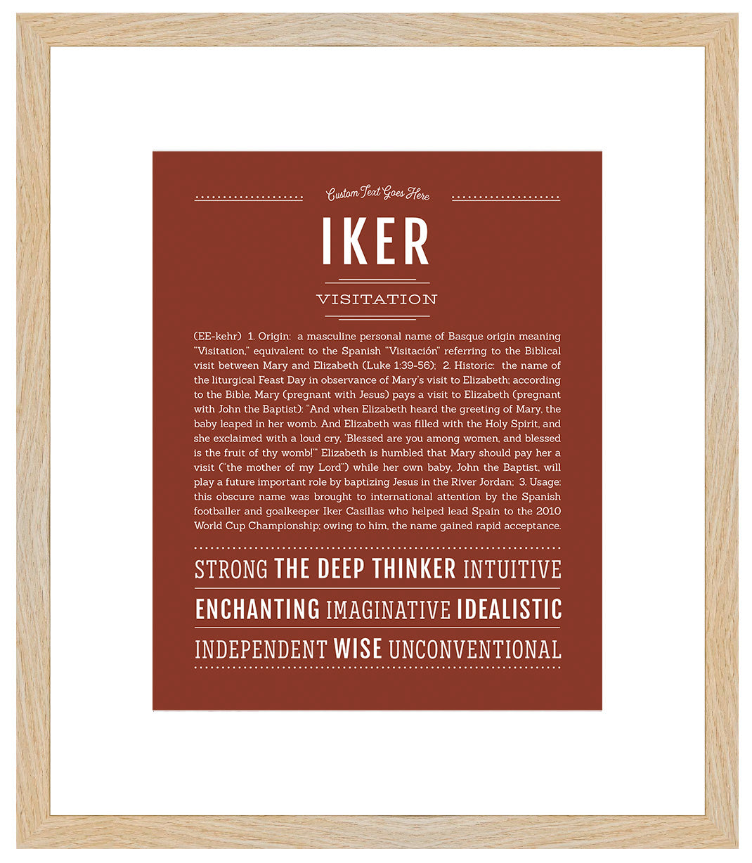 Iker | Name Art Print