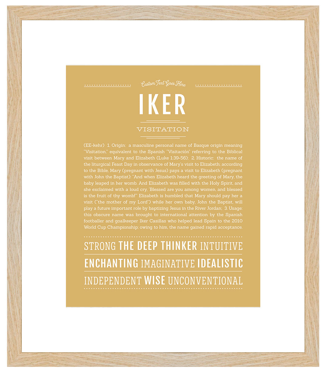 Iker | Name Art Print