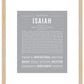 Isaiah | Name Art Print