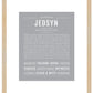 Jedsyn | Name Art Print