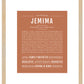 Jemima | Name Art Print