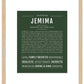 Jemima | Name Art Print